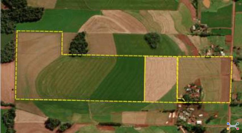 Imóvel rural a.t. 10.000m² (fração), colônia guarani, linha sete de setembro (interior)