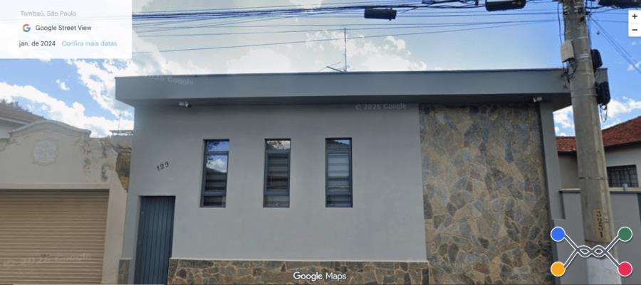 1 Imóvel | Área de 490,20 m² | Rua João Godoy, nº 129 | Centro | Tambaú/SP