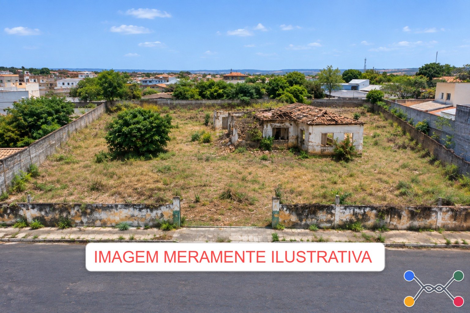 Terreno medindo 68,00 x 45,00 metros de frente a fundo, situada na Quadra J, sob no 04, do Loteamento Campo Clube, Senhor do Bonfim