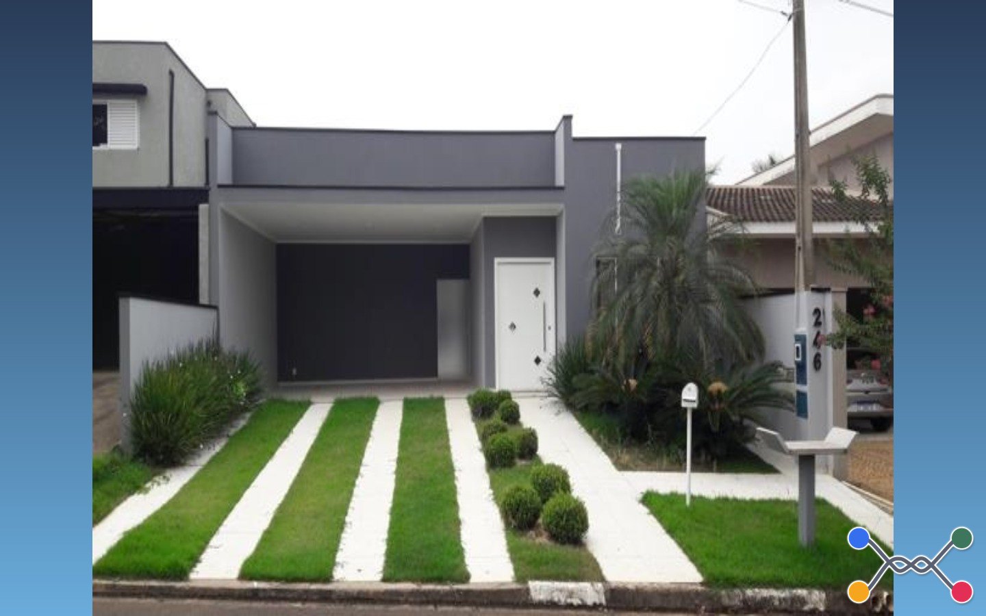 Casa em Condomínio - 250m² - Limeira-SPDescriçãoCasa térrea registrada sob a matrícula nº 53.497 do 2º RI de Limeira/SP, no Lote 08 da Quadra Y do Parque Residencial Roland. Tem sala de TV, sala de ja