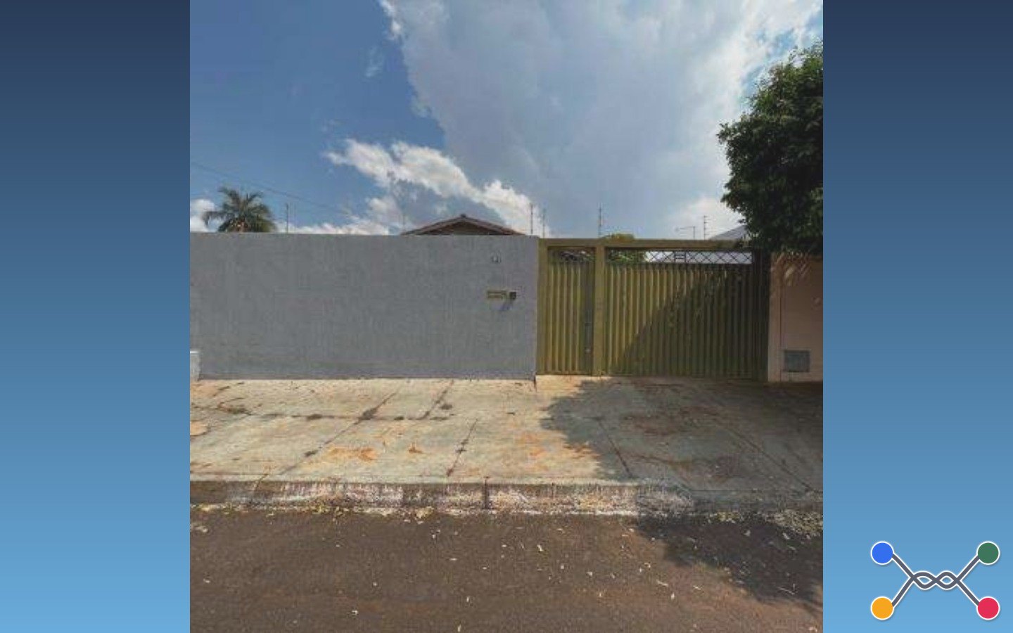 Casa - 275m² - Rio Verde-GODescriçãoCasa térrea registrada sob a matrícula nº 31.599 do RI de Rio Verde/GO, no Lote 09 da Quadra 10 do Setor Residencial Dona Gercina. Tem sala, 3 dormitórios, banheiro