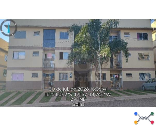 Cidade ocidental/go — apartamento com 53,862m², 2 quartos, 1 vaga na garagem (f8444433813920) apartamentos em leilão | mgl leilões