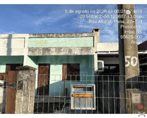 Imbé/rs — casa com 58,622m², 2 quartos, 1 vaga na garagem (f8444411798058) casas em leilão | mgl leilões