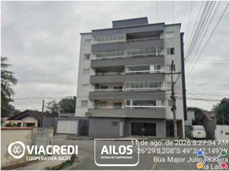 Leilão online Leilão Apartamento Jaraguá do Sul/SC 1º leilão 23/10/2026 Lance mínimo R$ 300.000 aval