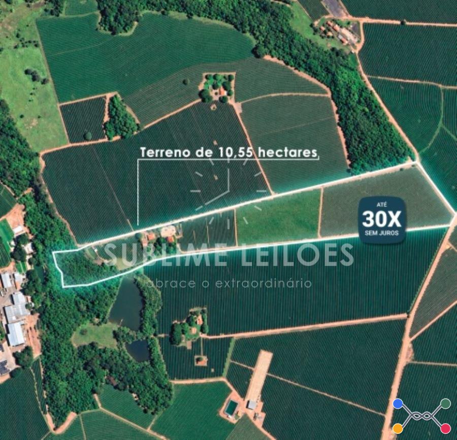 B) Gleba de terras | Terreno de 10,55 hectares