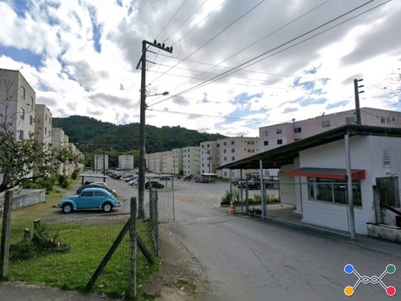 Apartamento (desocupado) com box no bairro progresso em blumenau/sc