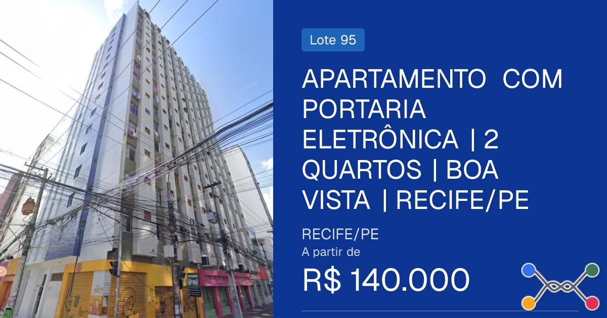 Apartamento com portaria eletrônica | 2 quartos | boa vista | recife/pe