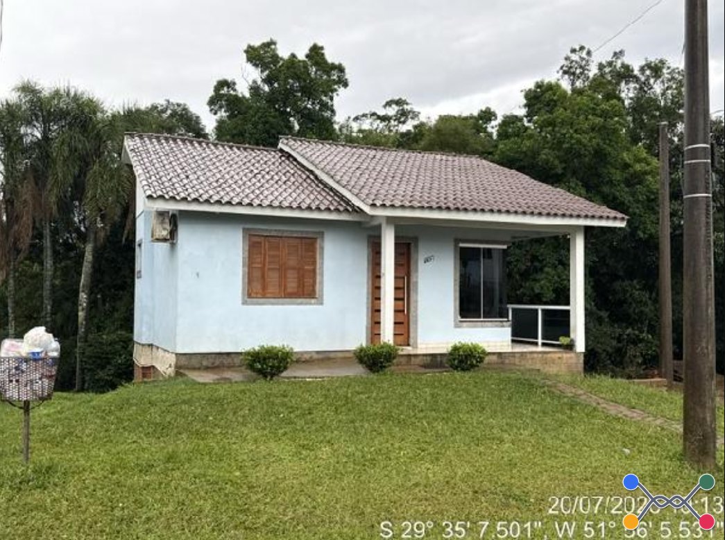 Casa - 44,59m² de área privativa, 310,4m² de área do terreno, com vaga de garagem - bom retiro do sul/rs