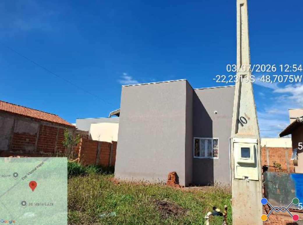 Casa - 48,05m² de área privativa, 206,4m² de área do terreno, com vaga de garagem - itapui/sp