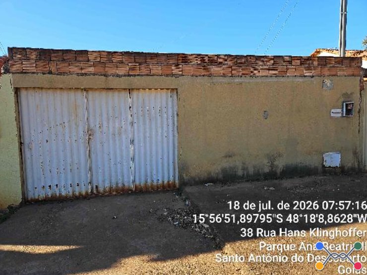 Casa - 69,78m² de área privativa, 210m² de área do terreno, com vaga de garagem - santo antonio do descoberto/go