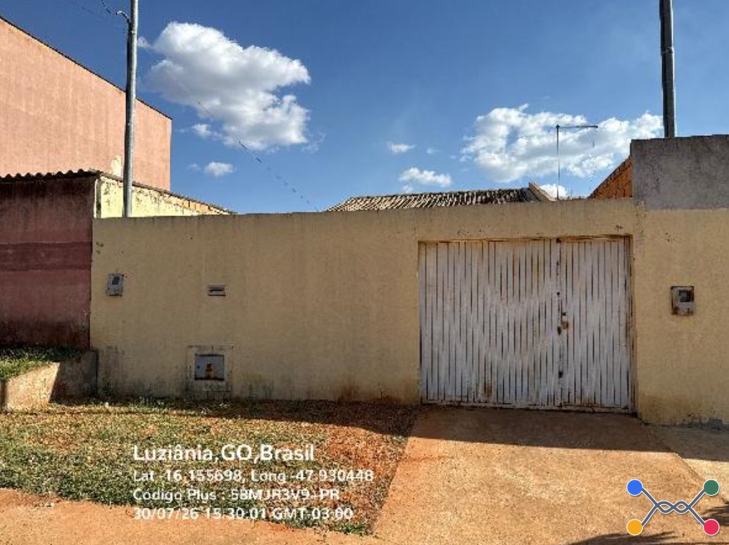 Casa - 69,54m² de área privativa, 322m² de área do terreno, com vaga de garagem - luziania/go