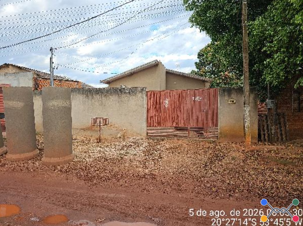 Casa - 59,83m² de área privativa, 250m² de área do terreno, com vaga de garagem - ribas do rio pardo/ms