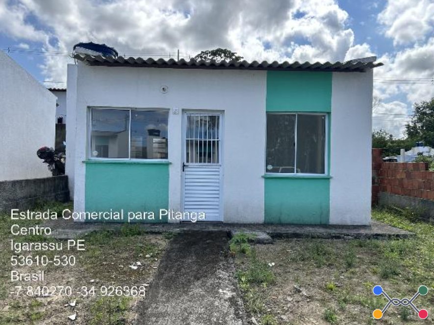 Casa - 46,48m² de área privativa, 125,28m² de área do terreno, com vaga de garagem - igarassu/pe