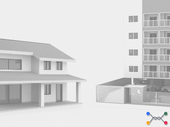 Imóvel edificado em alvenaria com pavimento térreo, área de 125m² - Leme/SP