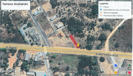 Piranhas/GO - Terreno com 545,53 m²