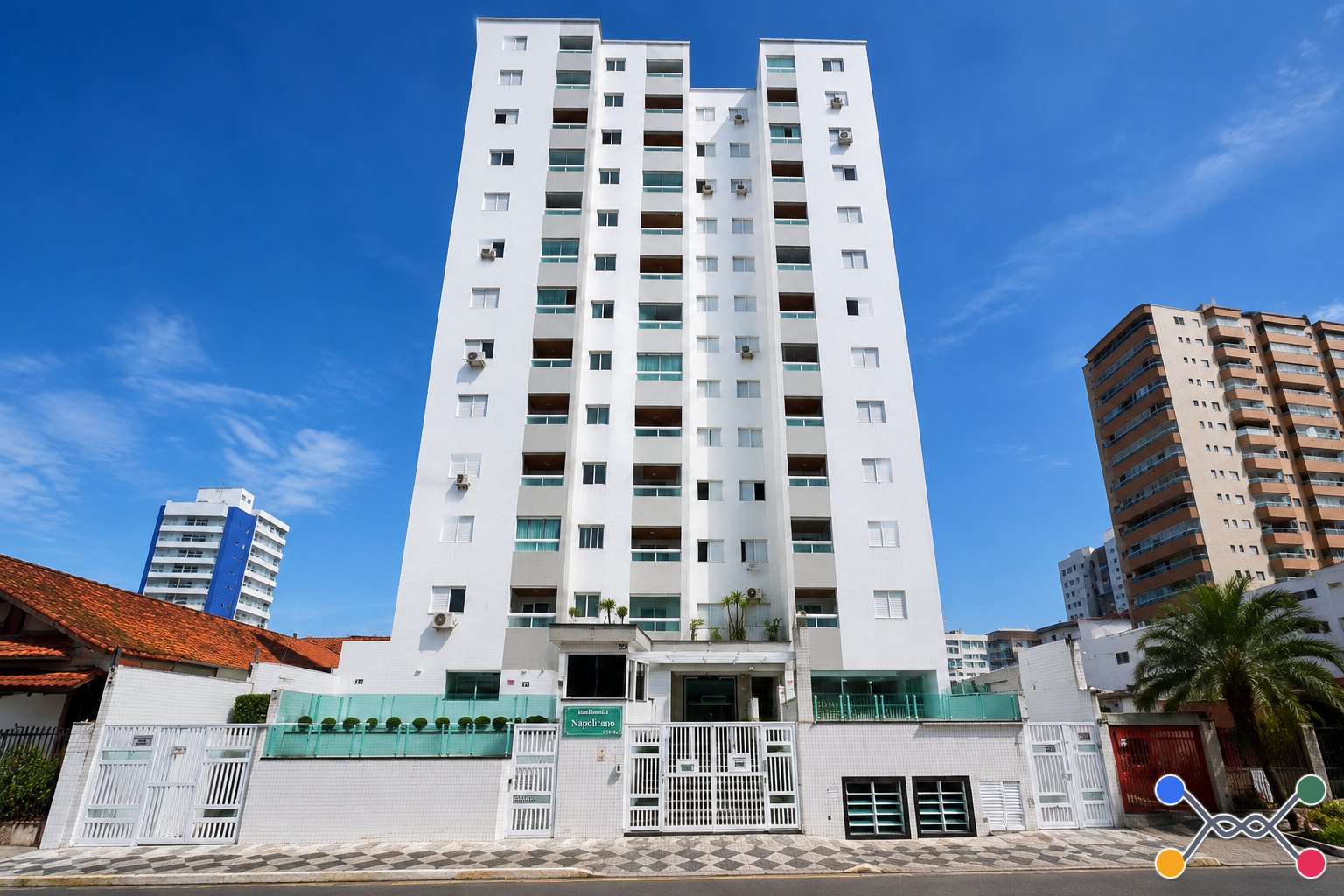 Apartamento, 74,790m², Edifício Residencial Napolitano, Praia Grande/SP