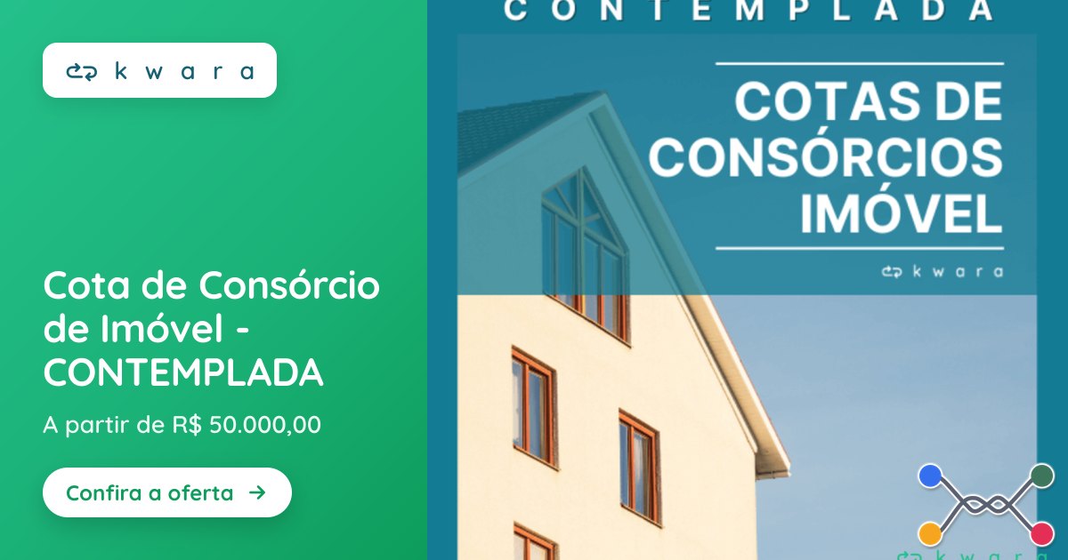 Cota de Consórcio de Imóvel - CONTEMPLADA (lote 99866)