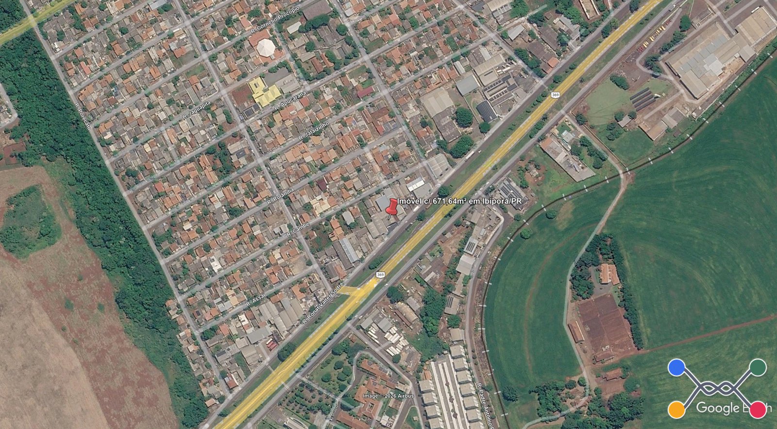 LOTE 2.1 - Imóvel c/ 671,64m² no Parque Res. San Rafael em Ibiporã/PR