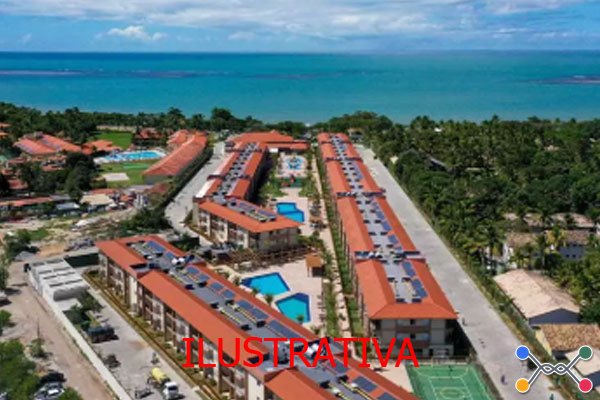 Apartamento em leilão no Condomínio Ondas Praia Resort em Porto Seguro - BA