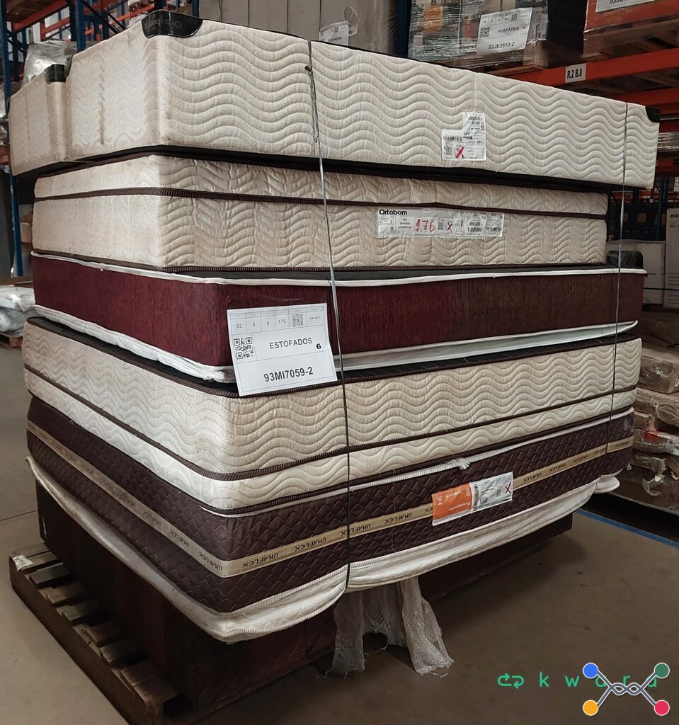 Aprox 6 Itens: Colchões e Camas Box Queen e Casal Plumatex, Ortotech e Prada