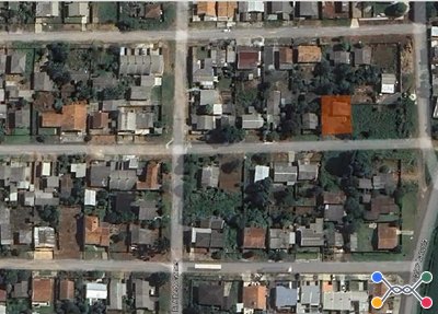 Lote de terreno n° 04, quadra n° 50, com área de 450m², com casa em alvenaria não-averbada - Ponta Grossa, PR