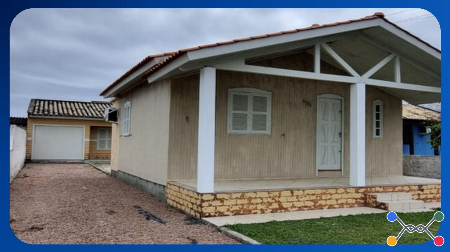 CASA - RUA ISMAEL DOS SANTOS (ANTIGA RUA Nº 55), LOTE 24, QUADRA 239, CONSÓRCIO ECONÔMICO CRICIUMENSE - ZONA NOVA, BALNEÁRIO RINCÃO/SC, ÁREA DE 360,00M² (COM BENFEITORIAS) - Luis Leiloeiro