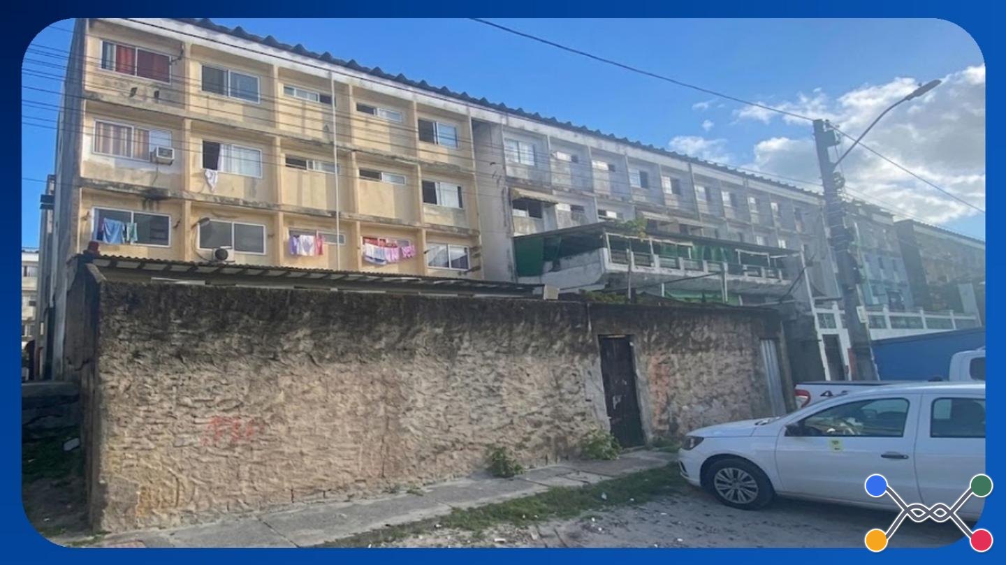 APARTAMENTO - SOBRADO 28, APTO 103, PARQUE RESIDENCIAL ILHA DE SÃO JOÃO, SIMÕES FILHO/BA, ÁREA CONSTRUÍDA DE 61,97M² - Luis Leiloeiro