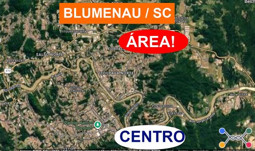 LEILÃO JUDICIAL DE UM TERRENO COM APROX. 10.302,52m² EM BLUMENAU/SC