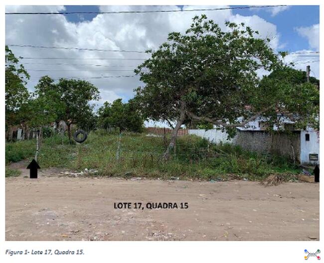 Lote de terreno situado sob o no. 17 da Quadra 15, no Loteamento Vale de Santa Rita I, no Município de Santa Rita/PB.