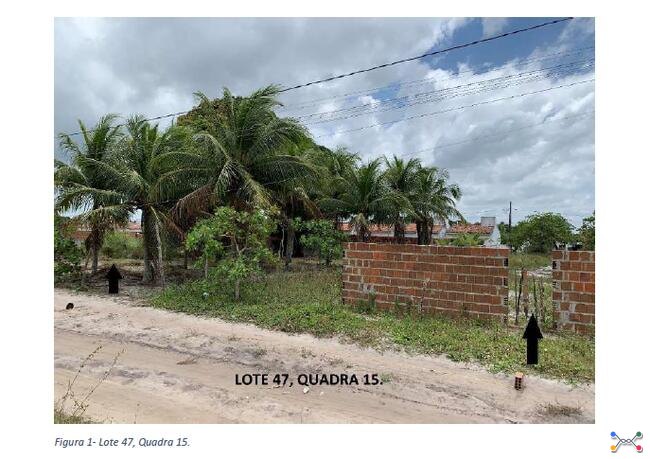 Lote de terreno situado sob o no. 47 da Quadra 15, no Loteamento Vale de Santa Rita I, no Município de Santa Rita/PB.