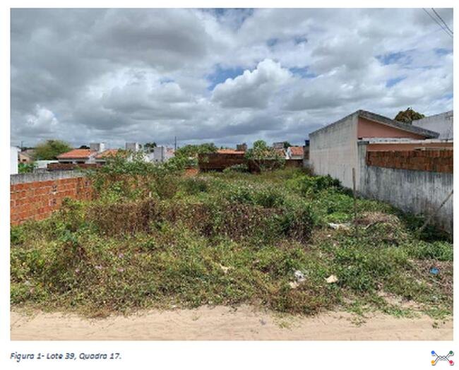 Lote de terreno situado sob o no. 39 da Quadra 17, no Loteamento Vale de Santa Rita I, no Município de Santa Rita/PB.