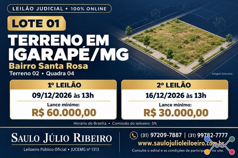 Lote 01 - LOTE 02 DA QUADRA 04, com área de 360 M2