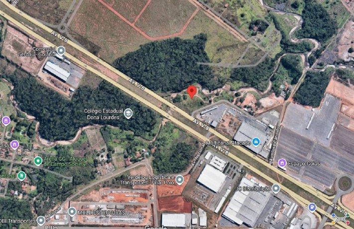 Lote 2: terreno com 3.500,00 m² - loteamento solar das candeias aparecida de goiânia go