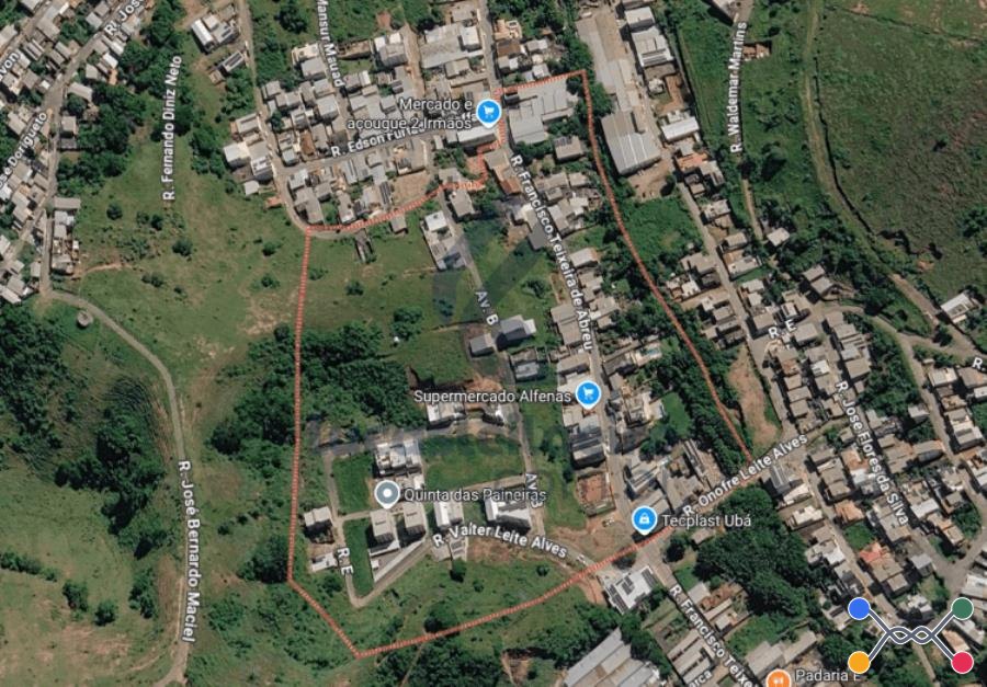 Ubá/mg - terreno com 4259,49m² localizada no loteamento paulino fernandes iv lote em leilão | mgl leilões