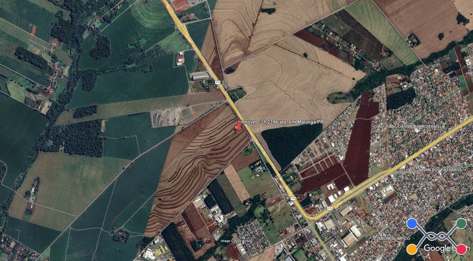LOTE 11.1 - Imóvel c/ 1,2396 alq. em Maringá/PR