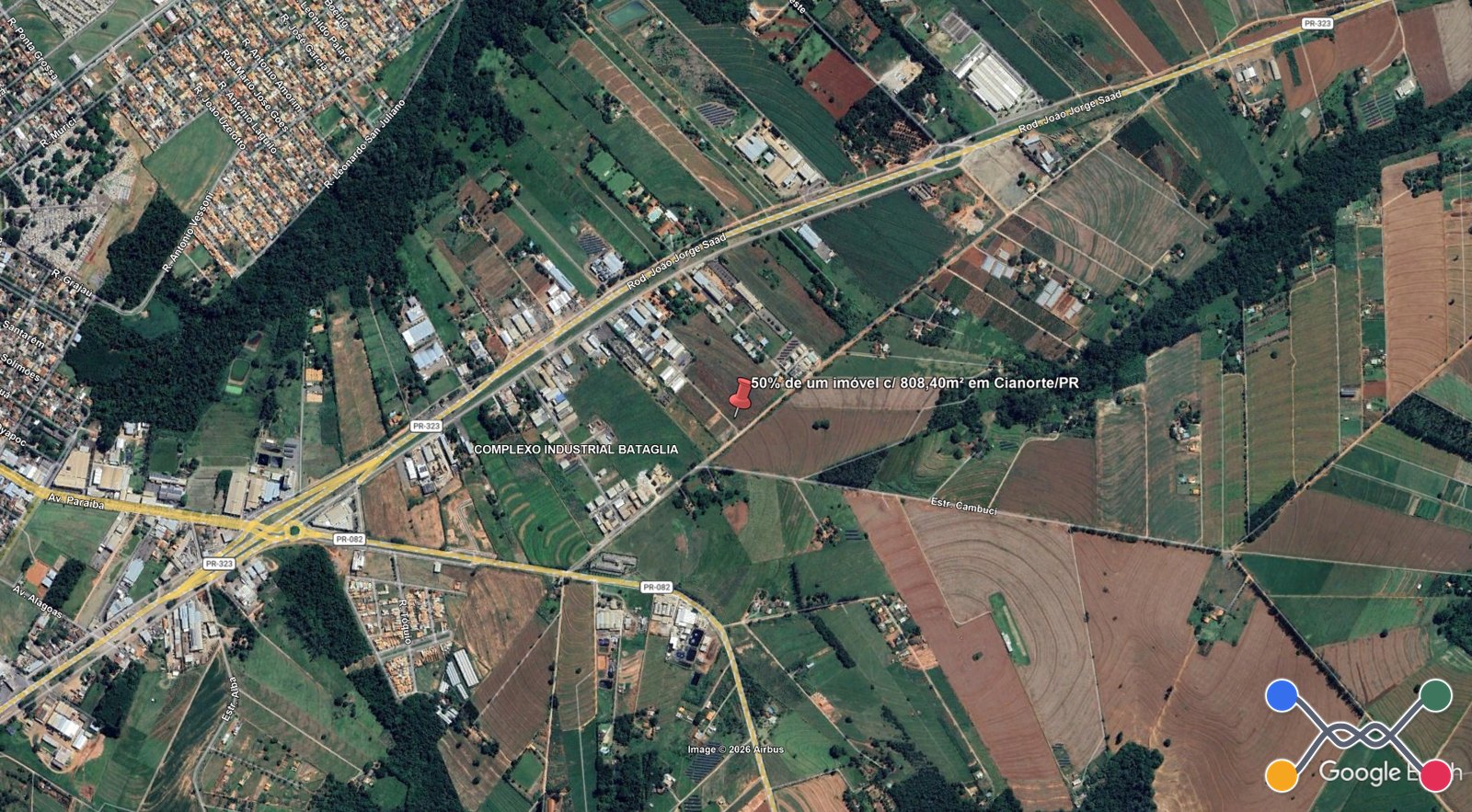 LOTE 13.1 - 50% de um imóvel c/ 808,40m² em Cianorte/PR