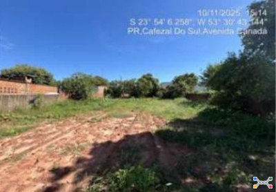 IMÓVEL URBANO COM ÁREA TOTAL DE  675,00m2  EM CAFEZAL DO SUL-PR