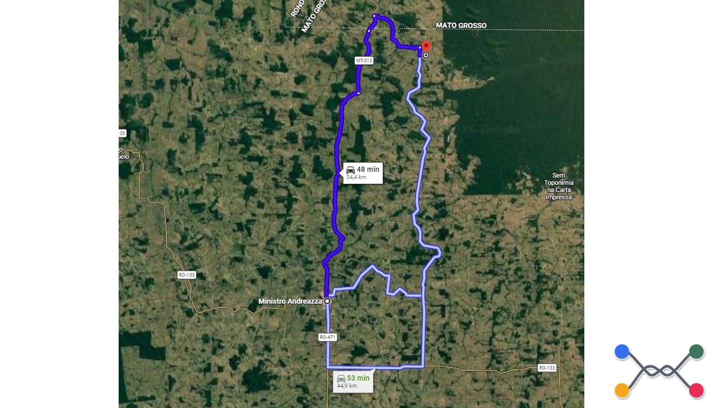 Lote 8: área rural com 50,1535 ha - castro alves ministro andreazza ro