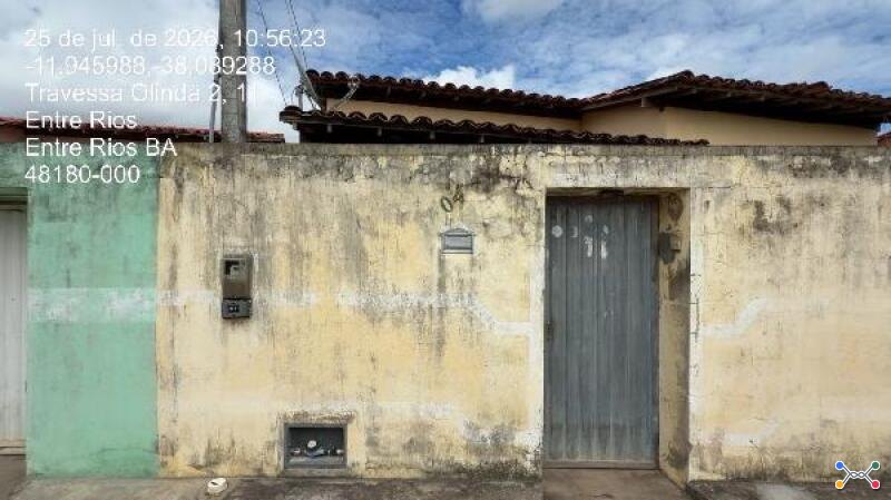 Casa em entre rios/ba - desconto de 14,68% do valor de avaliação no 2º leilão