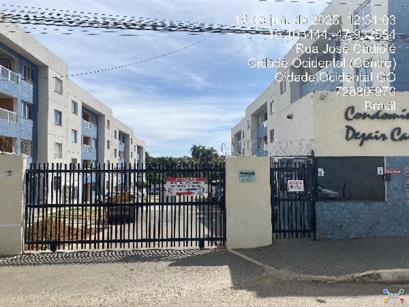 Apartamento em cidade ocidental/go - desconto de 10,48% do valor de avaliação no 2º leilão