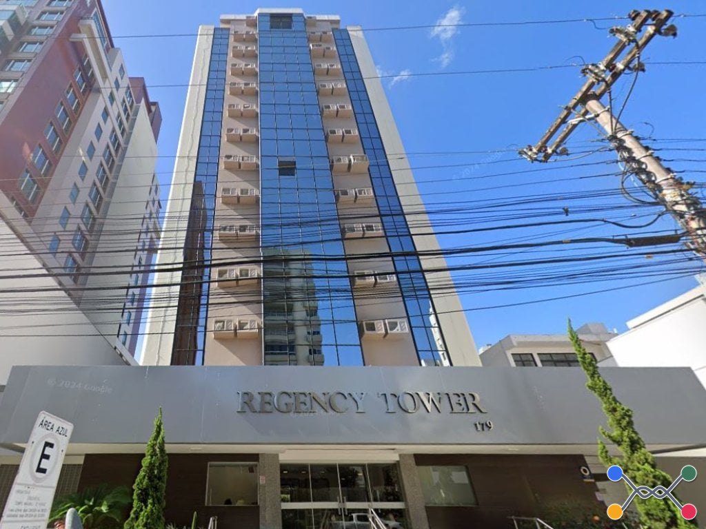 Sala comercial 22 m² (unid. 408 - edifício comercial regency tower) - centro - florianópolis - sc