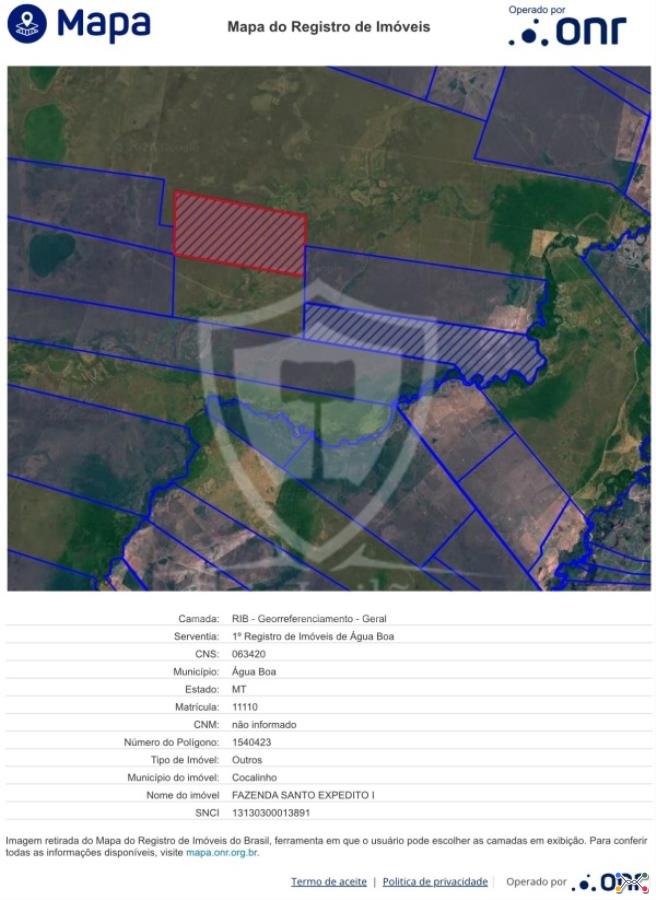 FAZENDA SANTO EXPEDITO I e II (3.450,1092ha) - Cocalinho/MT