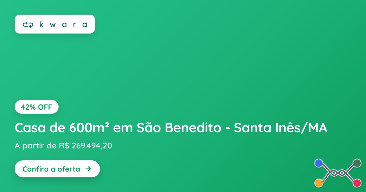 Casa de 600m² em São Benedito - Santa Inês/MA