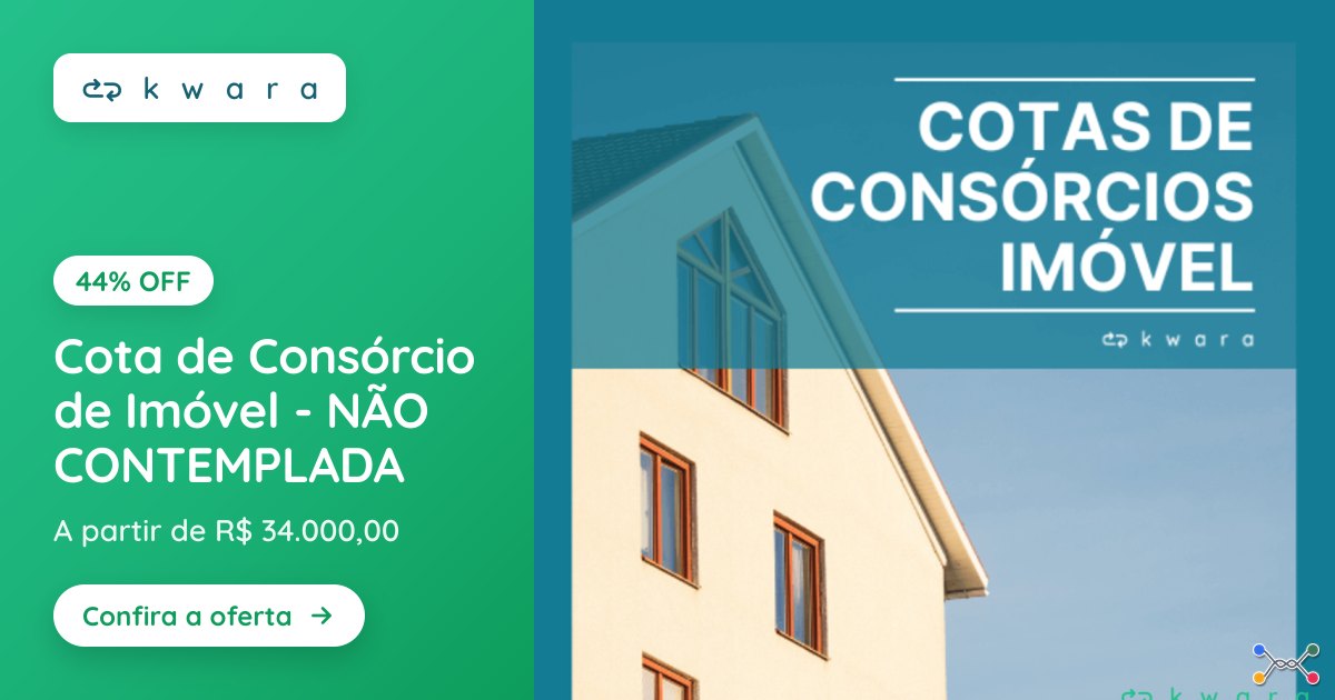 Cota de Consórcio de Imóvel - NÃO CONTEMPLADA (lote 1725424648557954307)