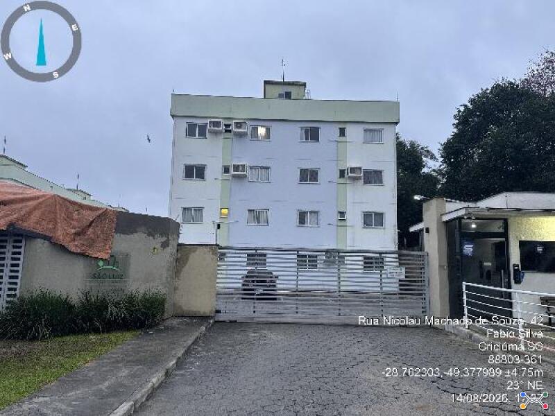 Apartamento em criciuma/sc - desconto de 40% do valor de avaliação no 2º leilão