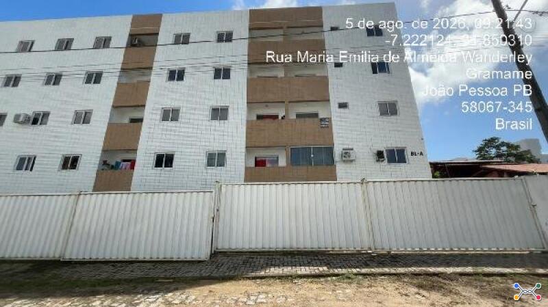 Apartamento - 56,02 m² - 2 quartos - Loc.: RUA JOAQUIM ALVES BEZERRA, 235 - Gramame - João Pessoa/PB