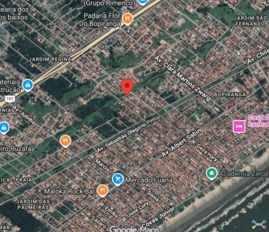 Rua antônio procópio 1090 - o lote de terreno nº 21 da quadra 07 do balneário paranapuan, município de itanhaém/sp