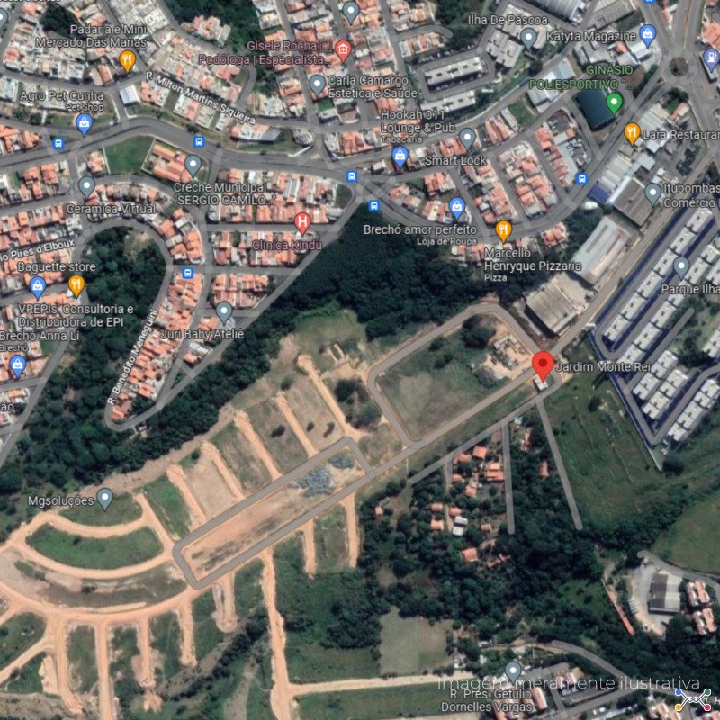 Terreno de 200,00m² no Jd. Monte Rei em Itu/SP - Lote 001 (ID 17642)