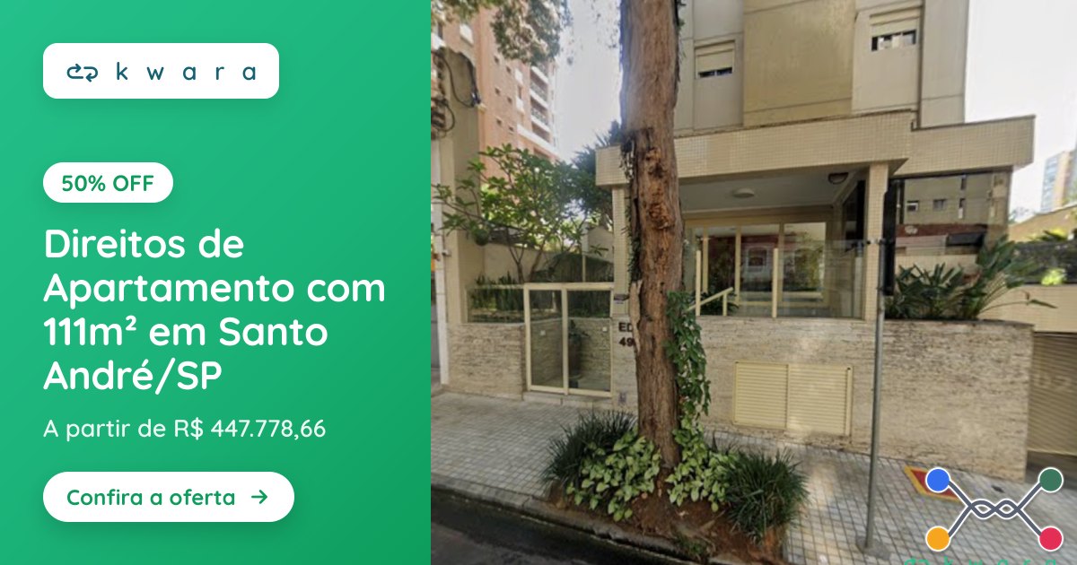 Direitos de Apartamento com 111m² em Santo André/SP
