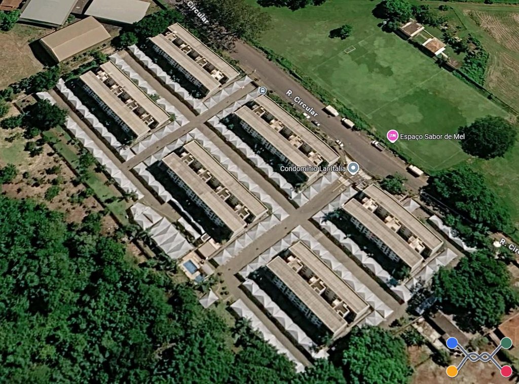 Apartamento Condomínio Lar Itália - Recanto das Palmeiras - A.U. 42,350m² - A.T. 88,891m² - 1 vaga